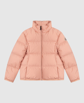 Moncler ENFANT Children's beige down jacket with logo patch K29541A00016597YW1214