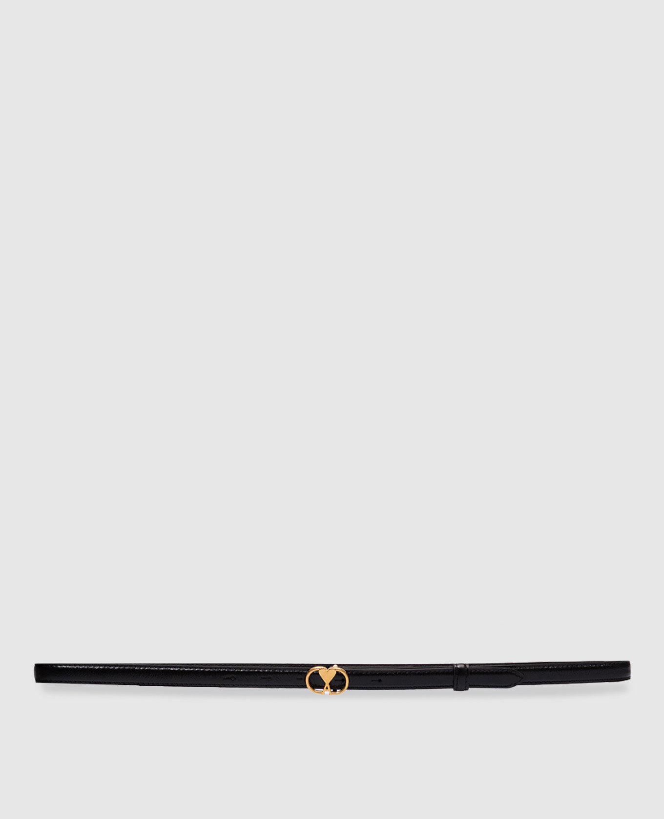 

Black leather belt Ami de Coeur Ami Paris