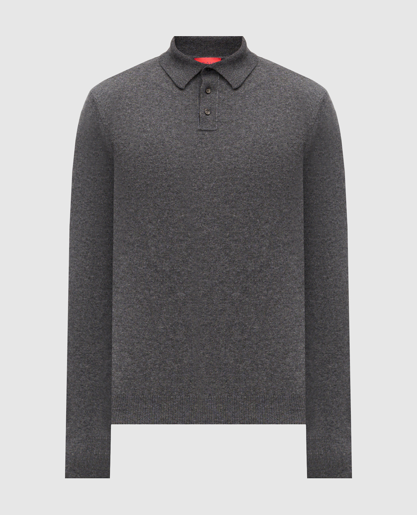 

Gray cashmere polo shirt ISAIA, Grey