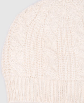 Peserico Beige hat with wool and silk S36184F05M9018