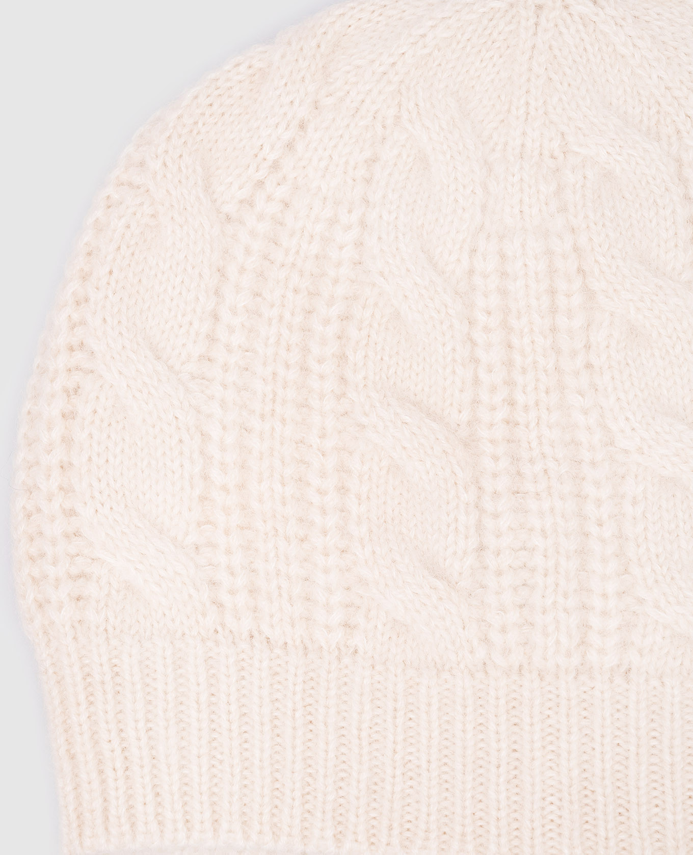 Beige hat with wool and silk Peserico 3