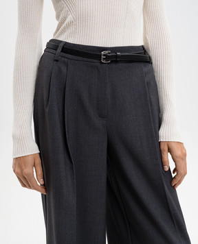J&M DAVIDSON Bonny black leather belt BBMN0XXSCXX
