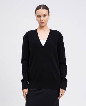 Toteme Black cashmere pullover 252WRT0521YA0016