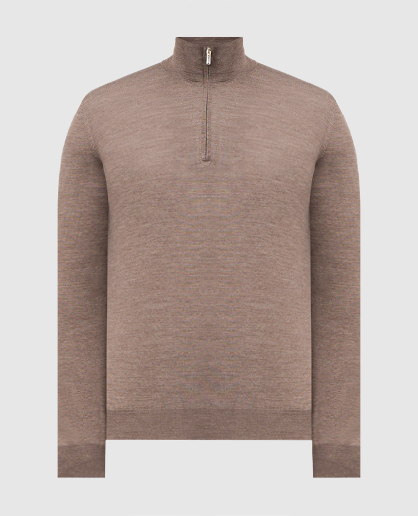 

Brown silk and wool jumper Bertolo Cashmere