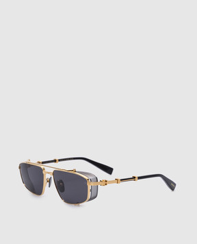 Balmain BRIGADE-V gold sunglasses BPS142D56w