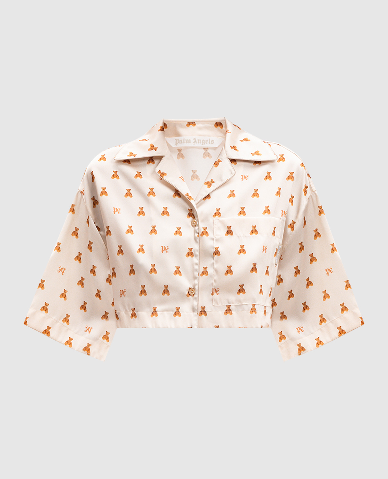 

Bear In Mind yellow print blouse Palm Angels