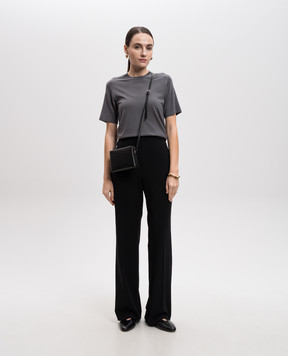The Row Iwona gray wool T-shirt 8456Y590