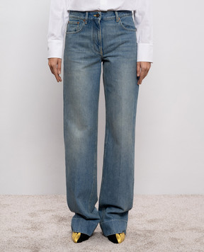 Valentino Blue jeans with a worn effect 7B0DD22G9R4