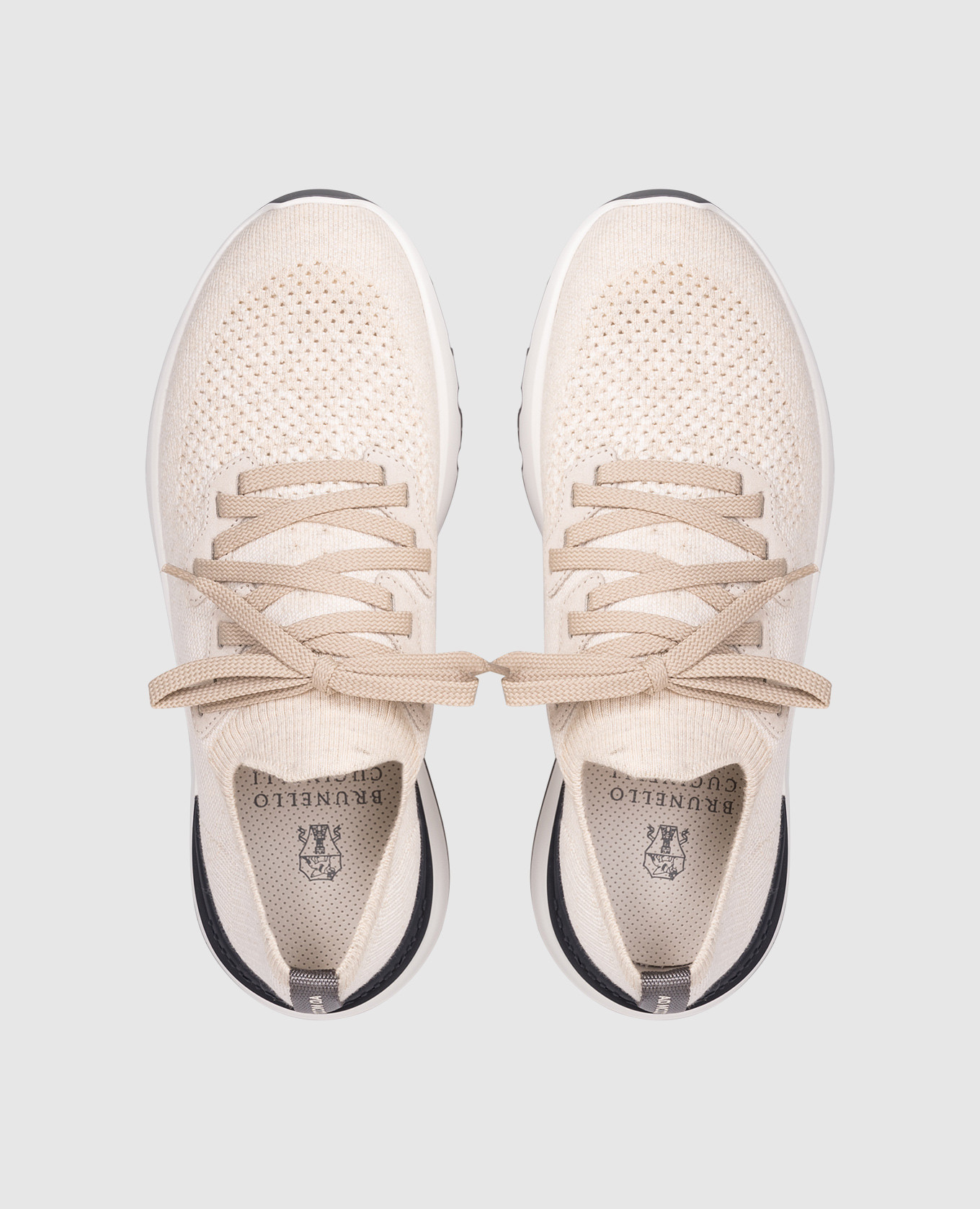 

Beige sneakers with logo Brunello Cucinelli