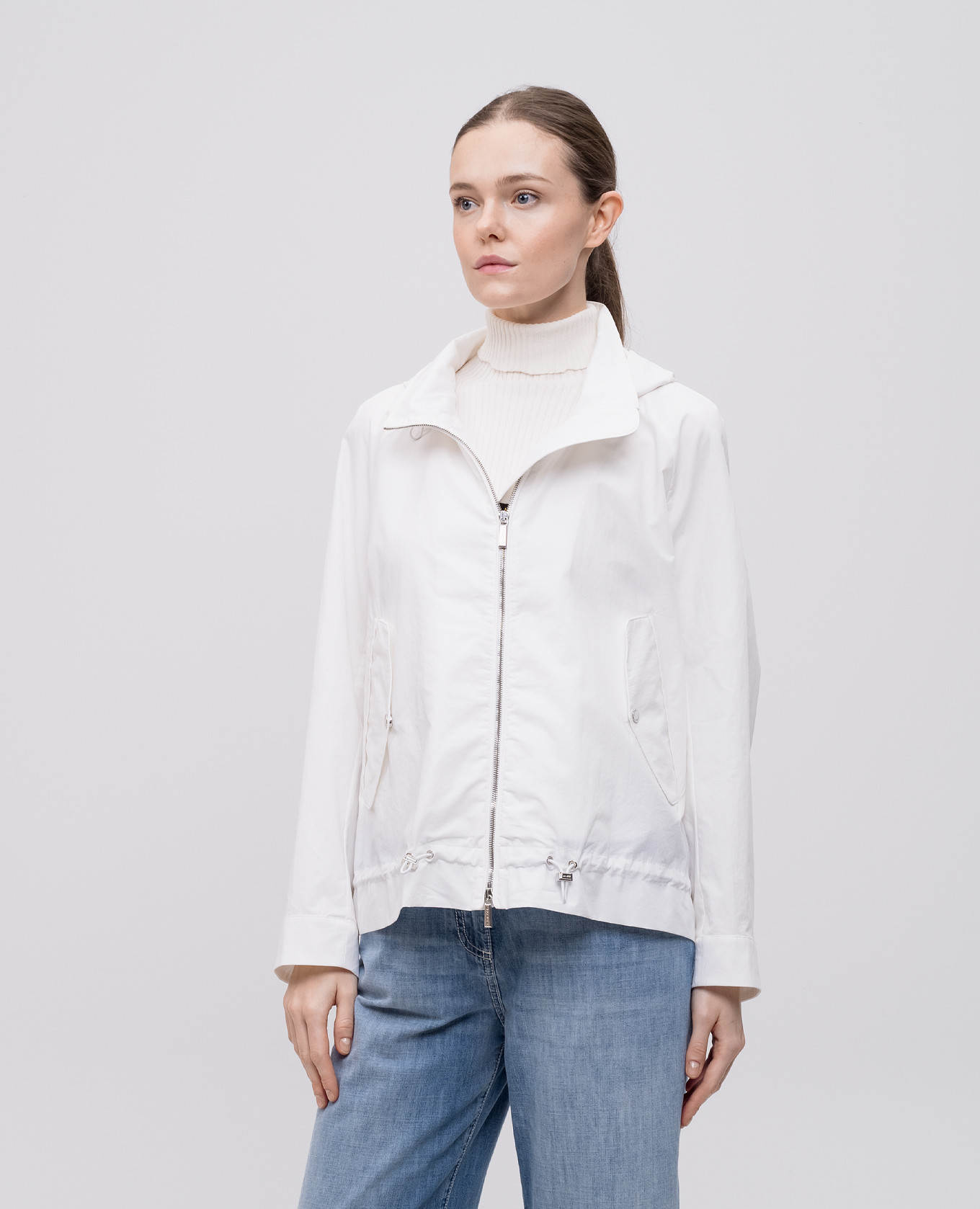

RYA White Linen Jacket MooRER