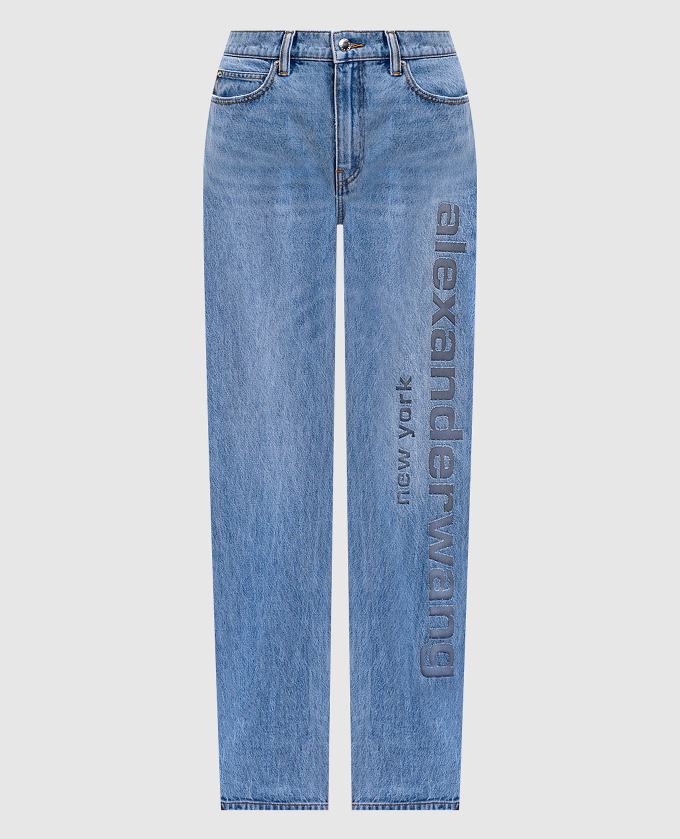 Blue jeans with logo Alexander Wang
