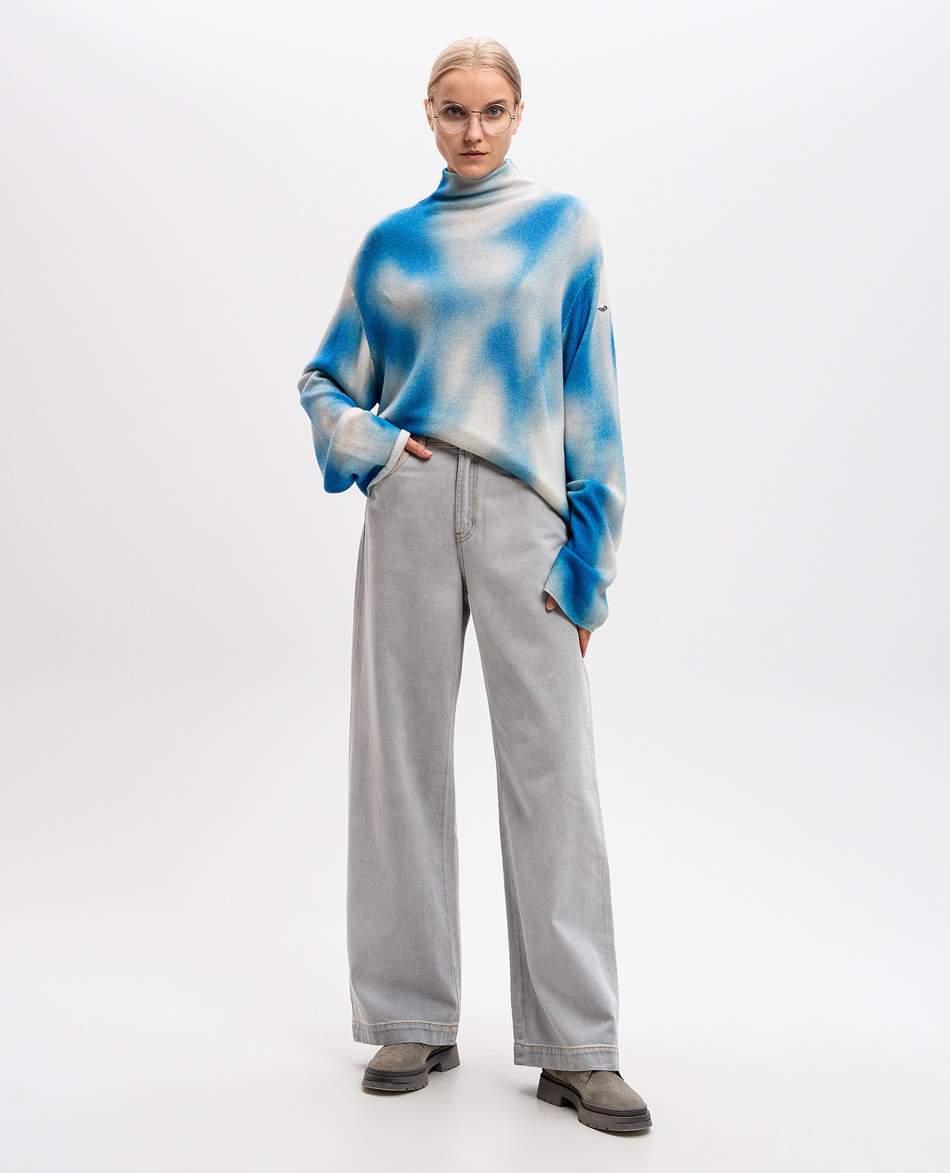

ZAIRA gray jeans MooRER, Grey