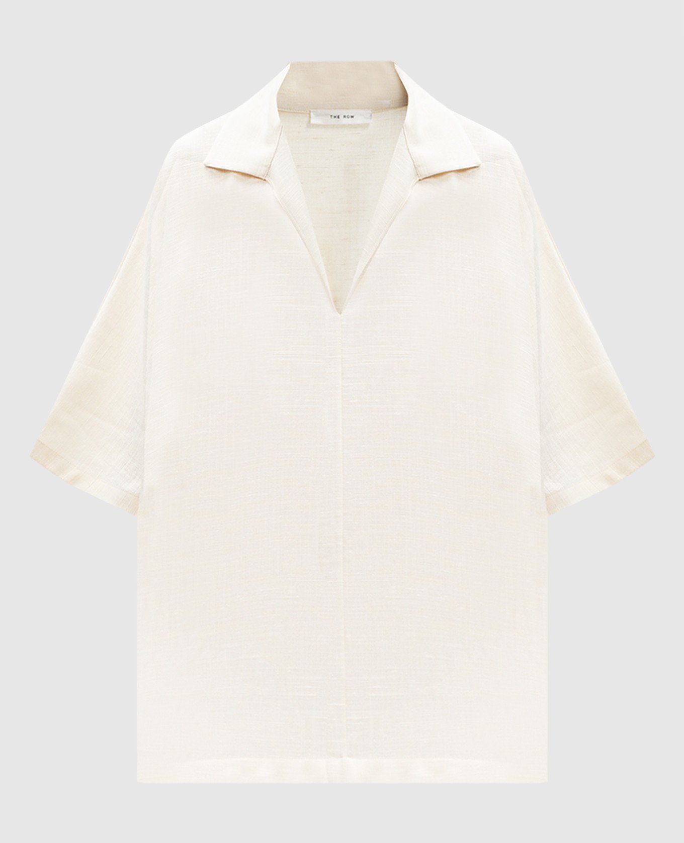 

Wen yellow blouse made of wool, silk and linen The Row