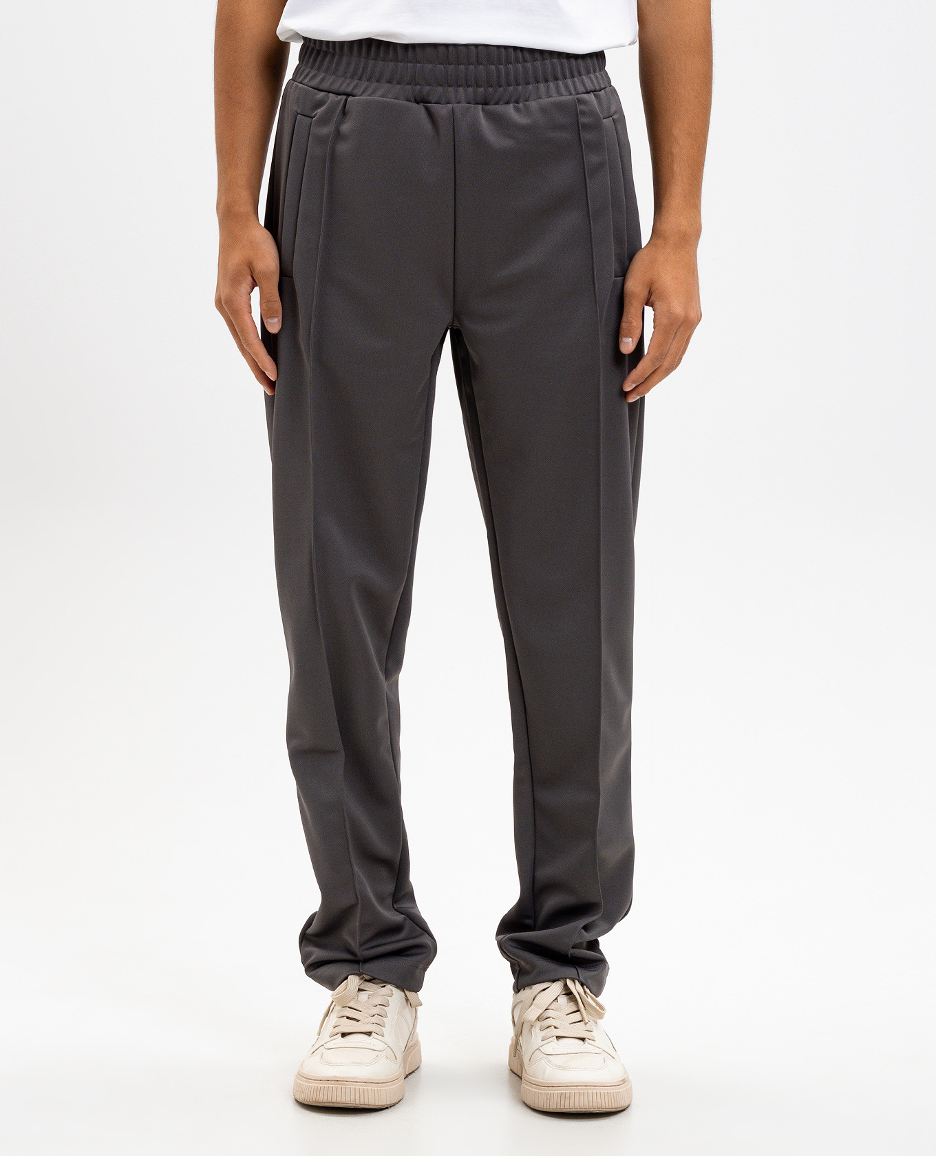 

Grey sweatpants with logo print Palm Angels