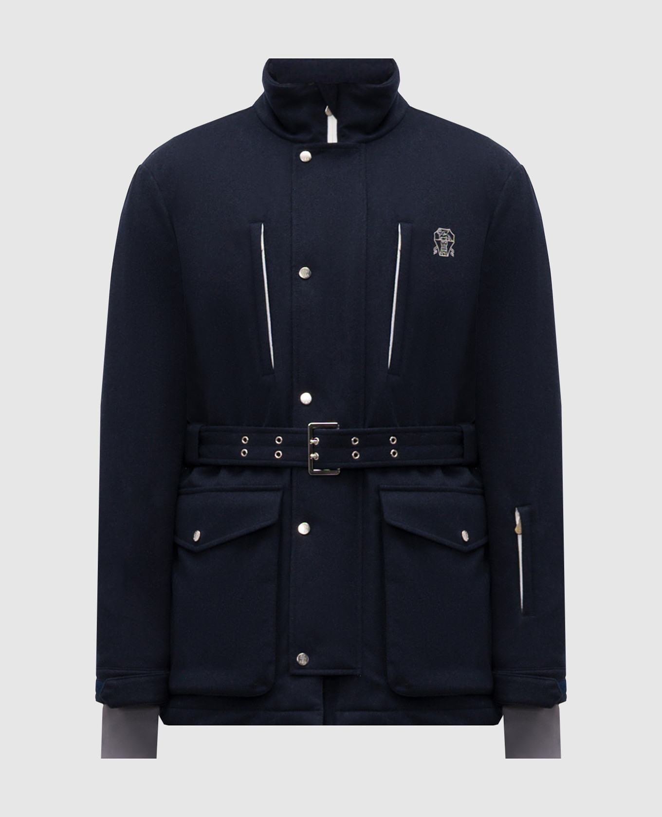 

Blue wool ski jacket Brunello Cucinelli