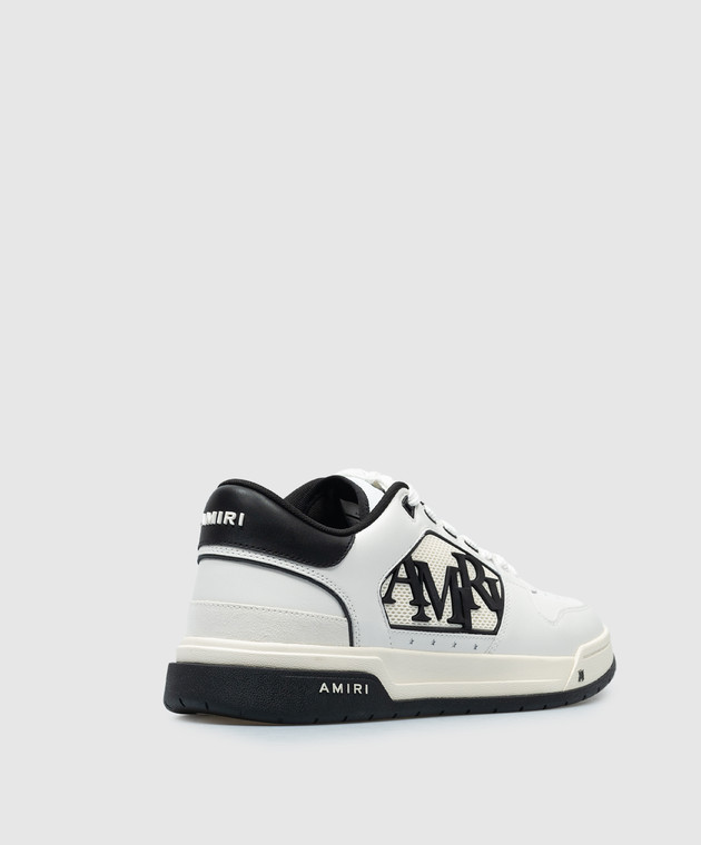 AMIRI - White leather sneakers CLASSIC LOW with textured