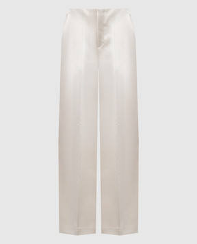 Philosophy di Lorenzo Serafini Beige pants with shiny texture V03010723