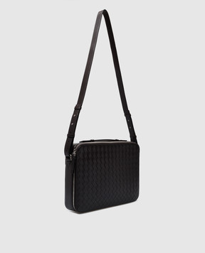 Bottega Veneta GETAWAY brown leather business bag with Intrecciato weave 786662V2HL1