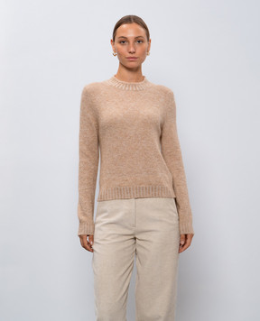 Ballantyne Beige sweater with wool in a geometric pattern B1P7447W129