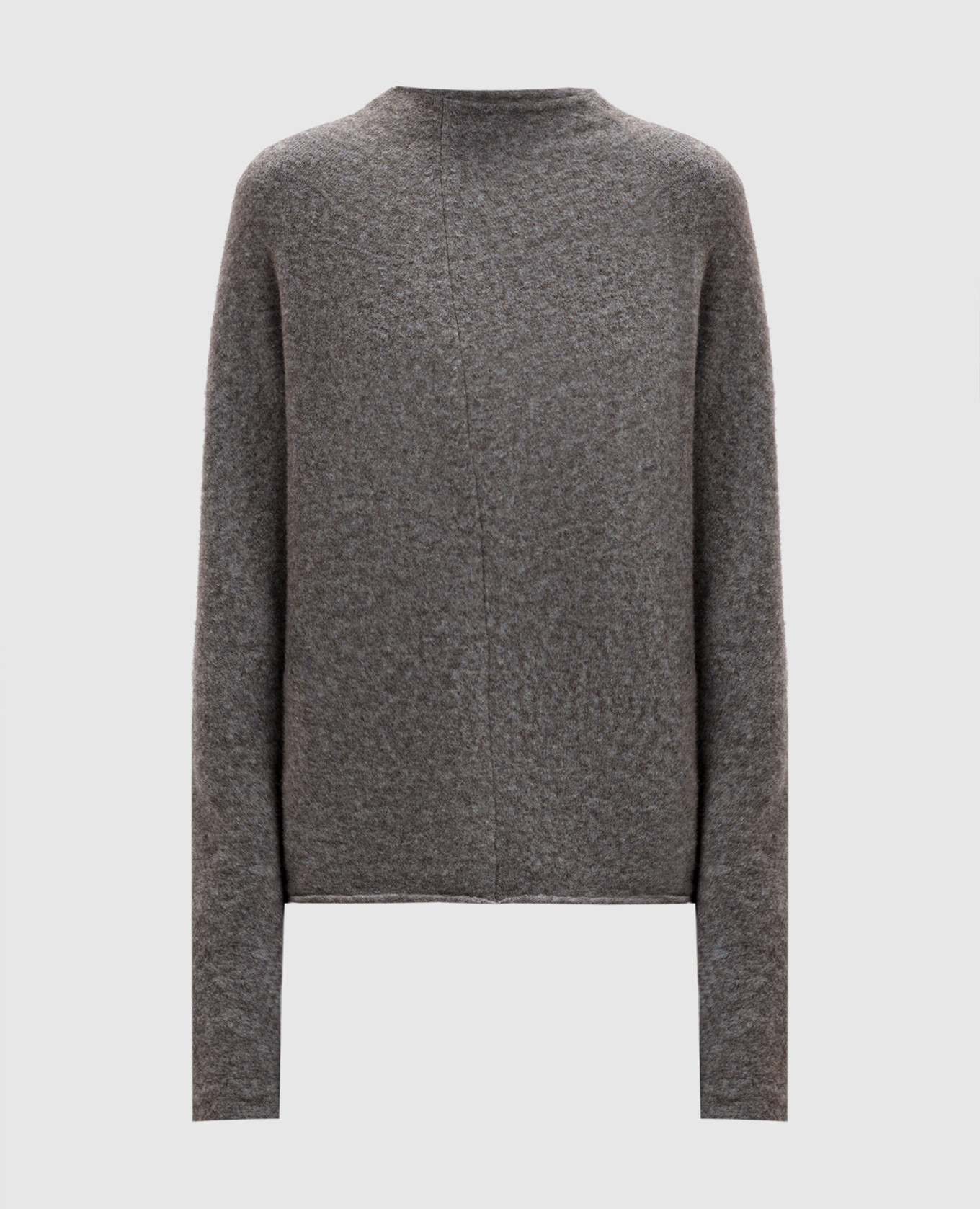 

Gray melange sweater with long sleeves BOBOUTIC, Grey