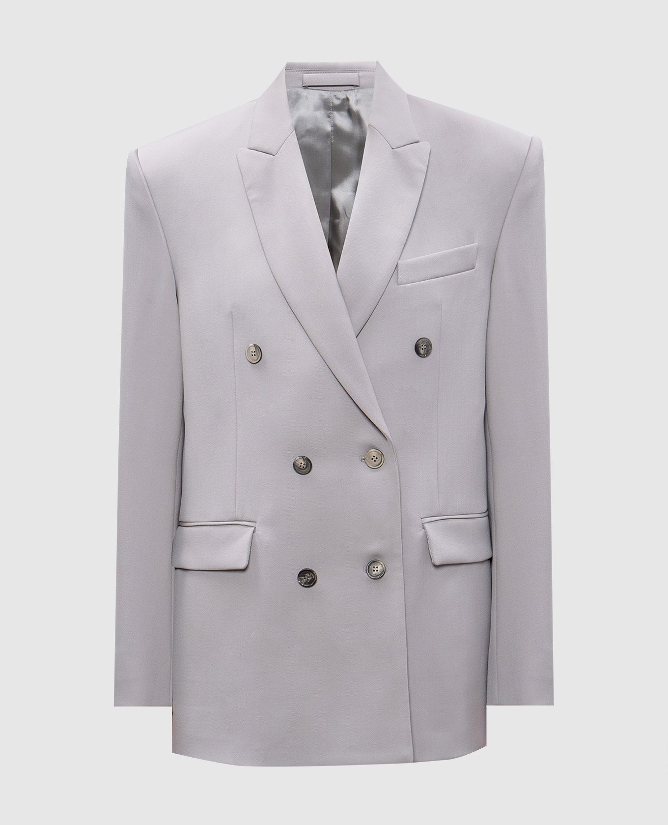 

Gray double-breasted woolen jacket WARDROBE.NYC, Grey