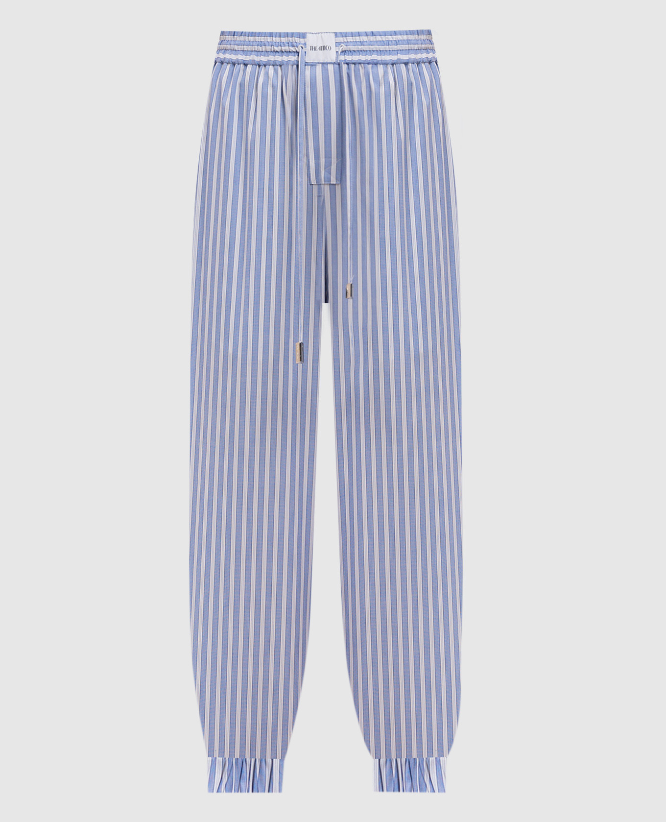 

Blue striped joggers The Attico, Light blue