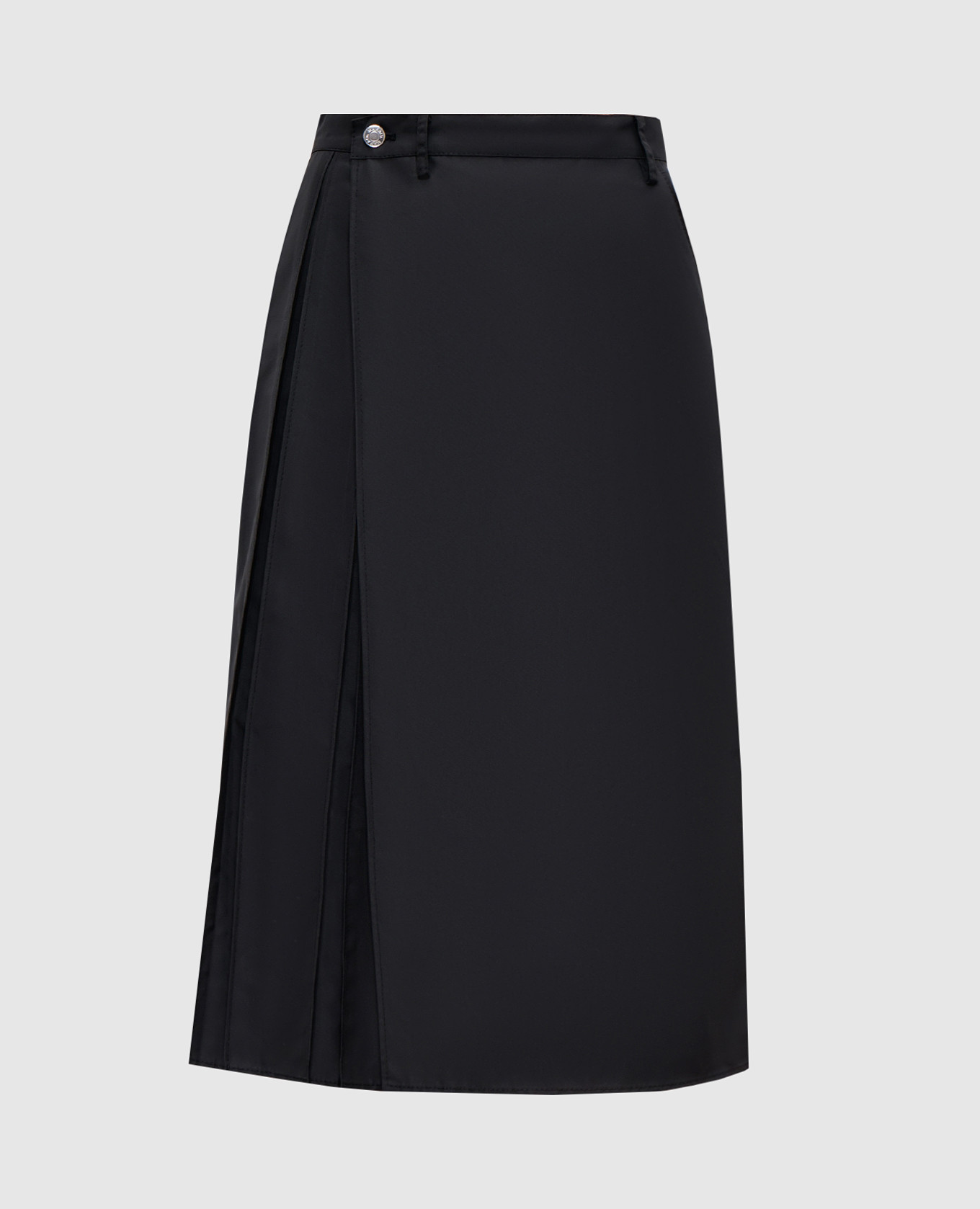 

Black NID skirt with logo embroidery Max & Co