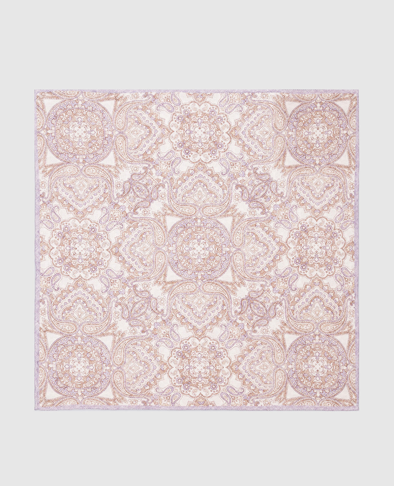 

Reversible printed silk pachet scarf Brunello Cucinelli, White