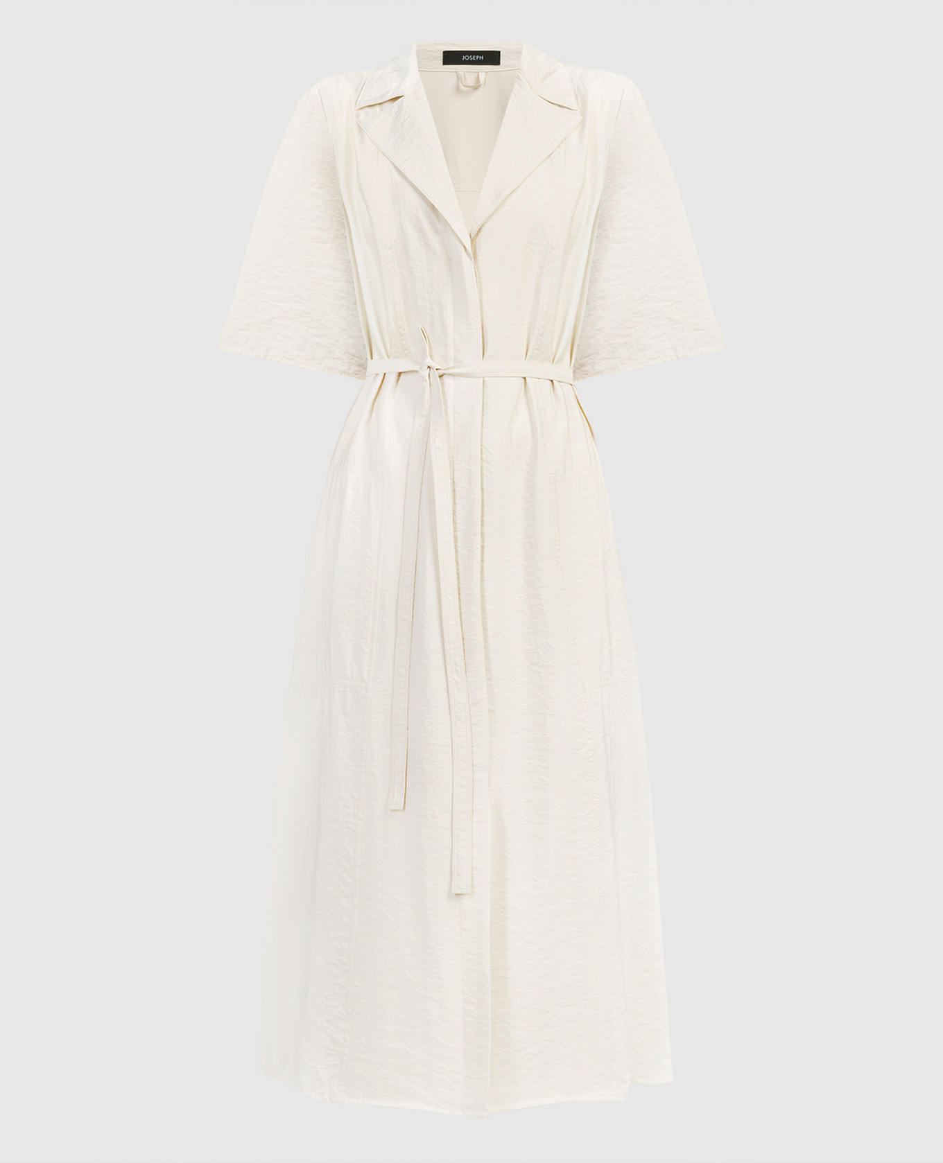 Dareau beige shirt dress with silk JOSEPH