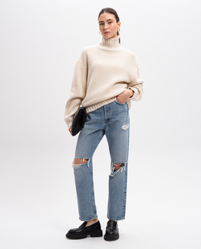 AGOLDE Blue jeans with holes 90'S A069I1206