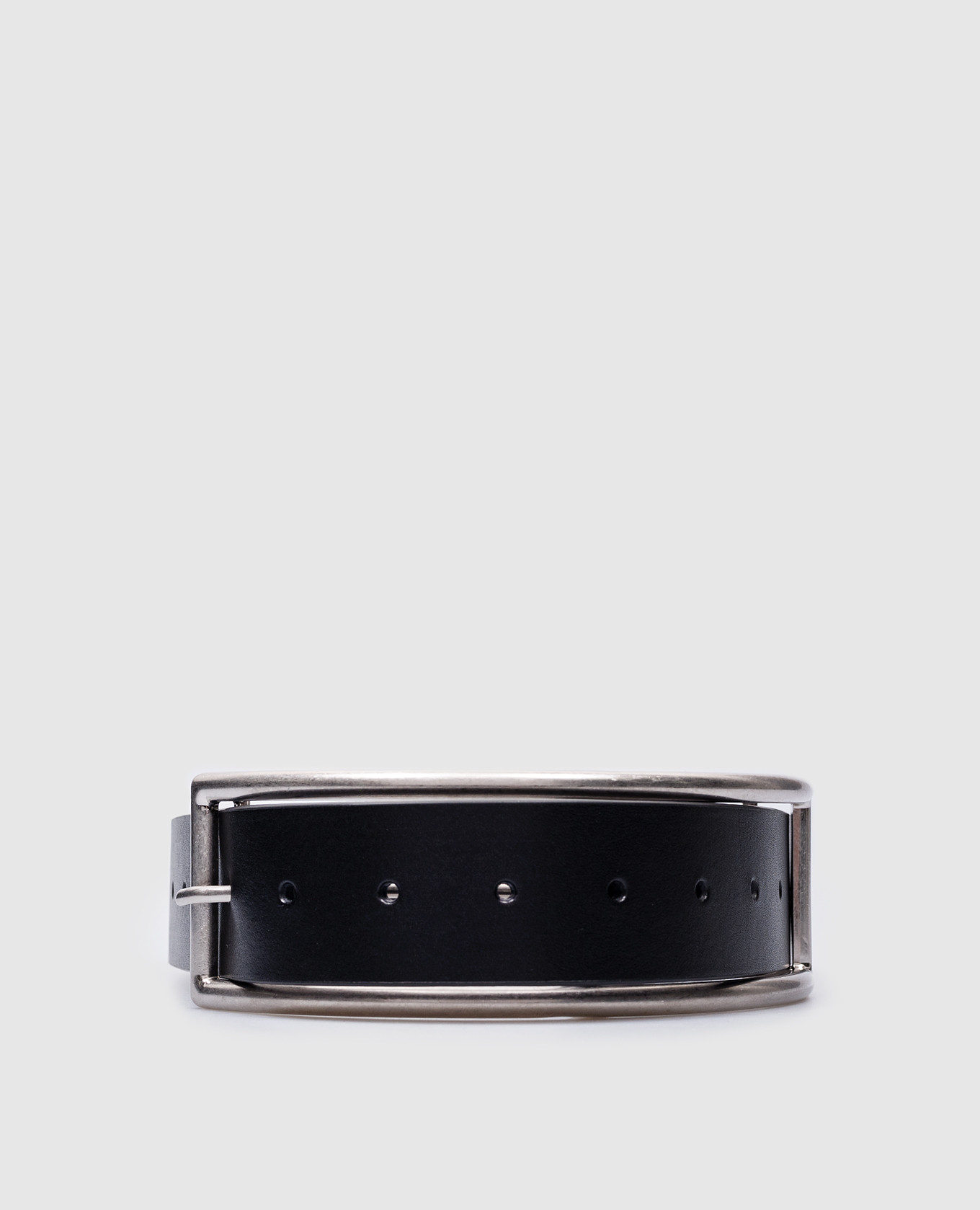 

Igna black leather belt Ann Demeulemeester