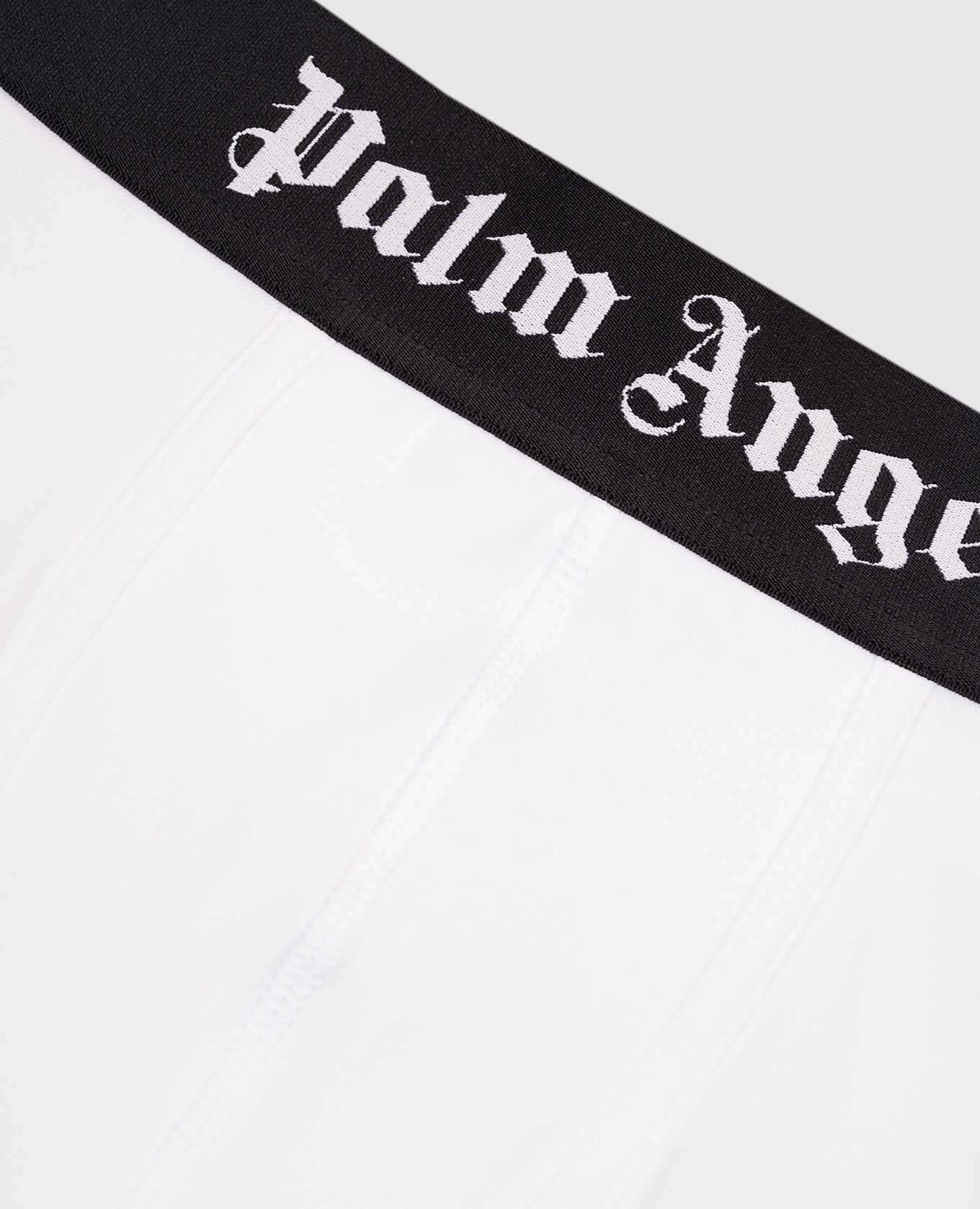 

Set of white boxer briefs with logo Palm Angels