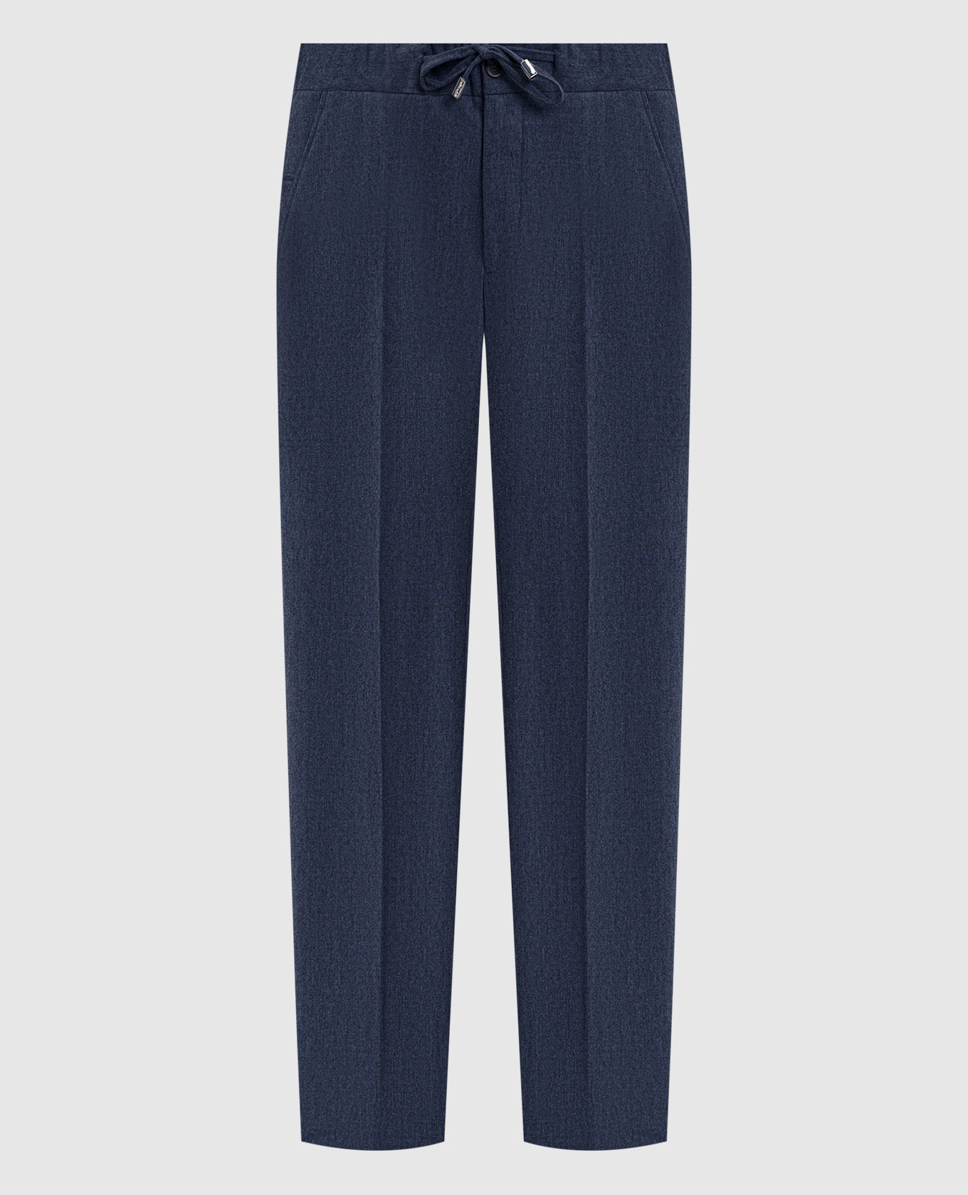 Blue wool pants Enrico Mandelli