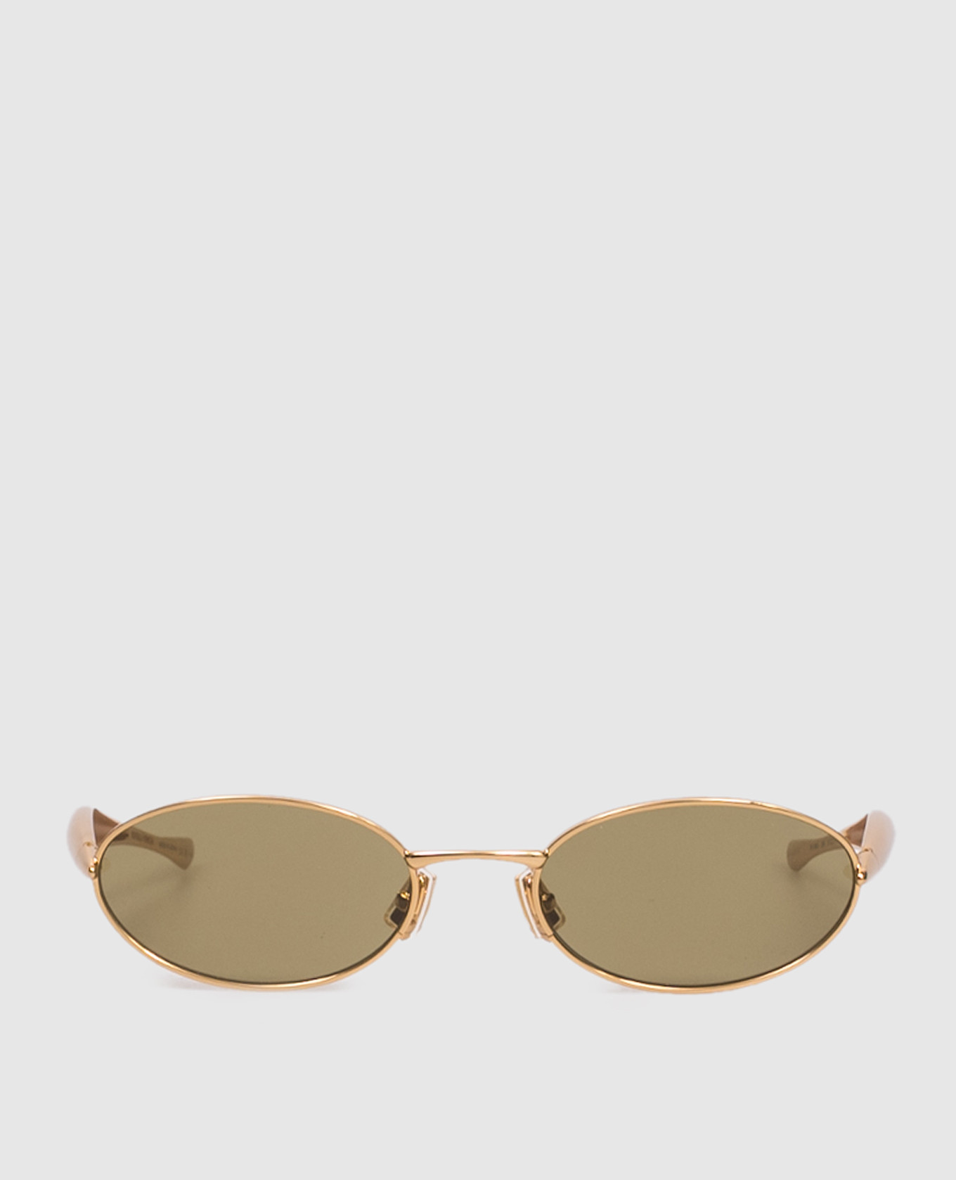 

Sardine Oval Gold Sunglasses Bottega Veneta, Golden