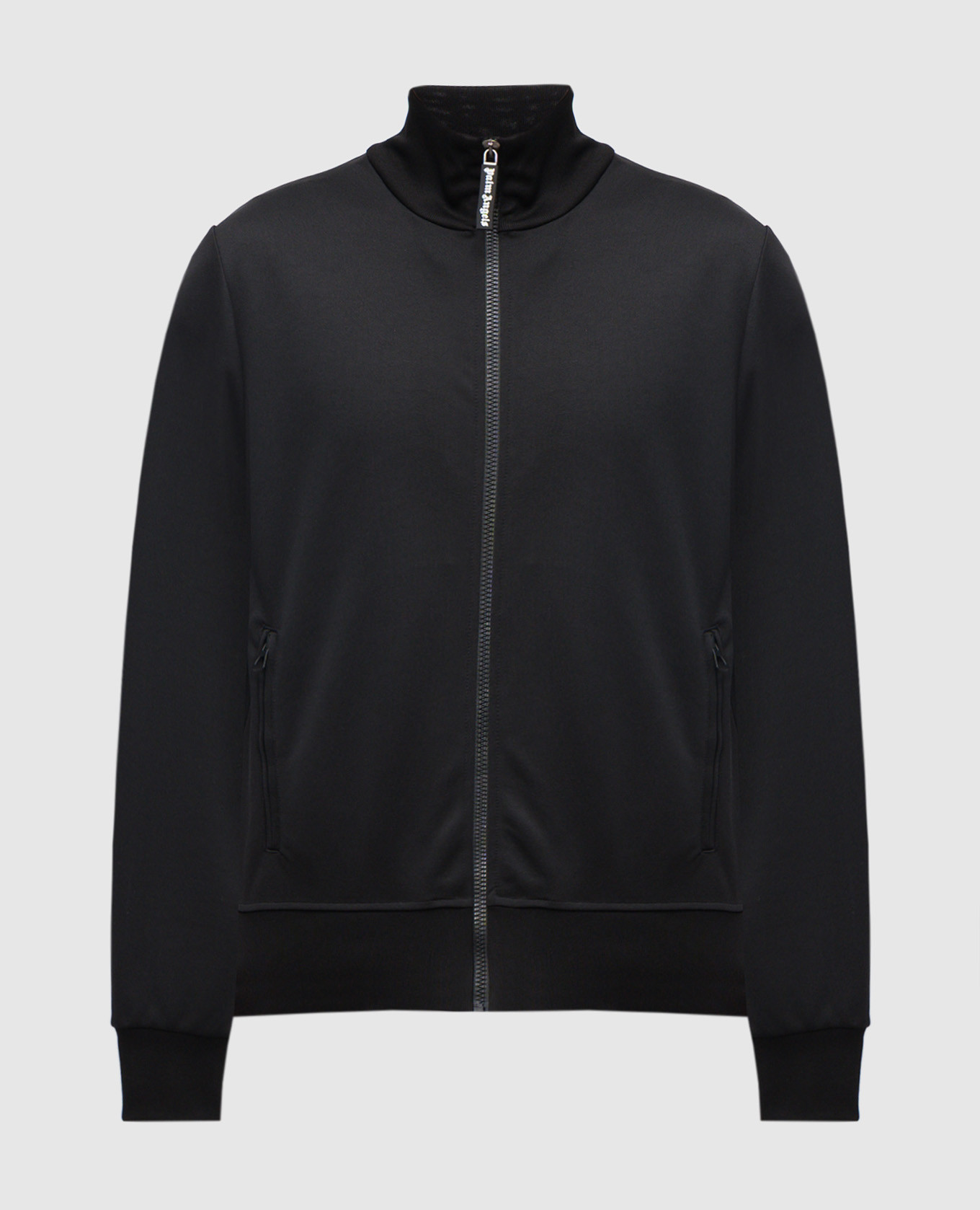 

Black sports jacket with logo print Palm Angels