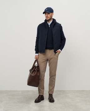 Brunello Cucinelli Blue cashmere jumper M2200124