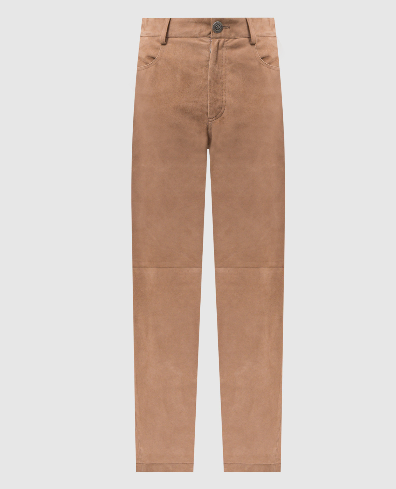 

Diletta brown leather pants Simonetta Ravizza