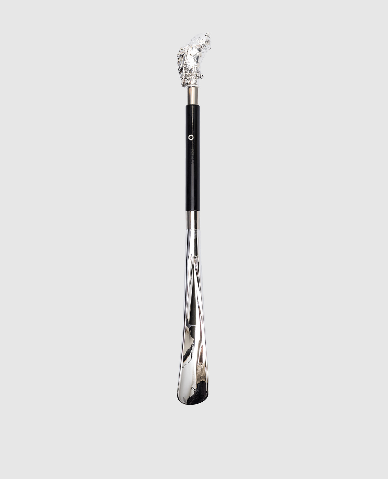 

Silver shoe horn with owl handle Pasotti