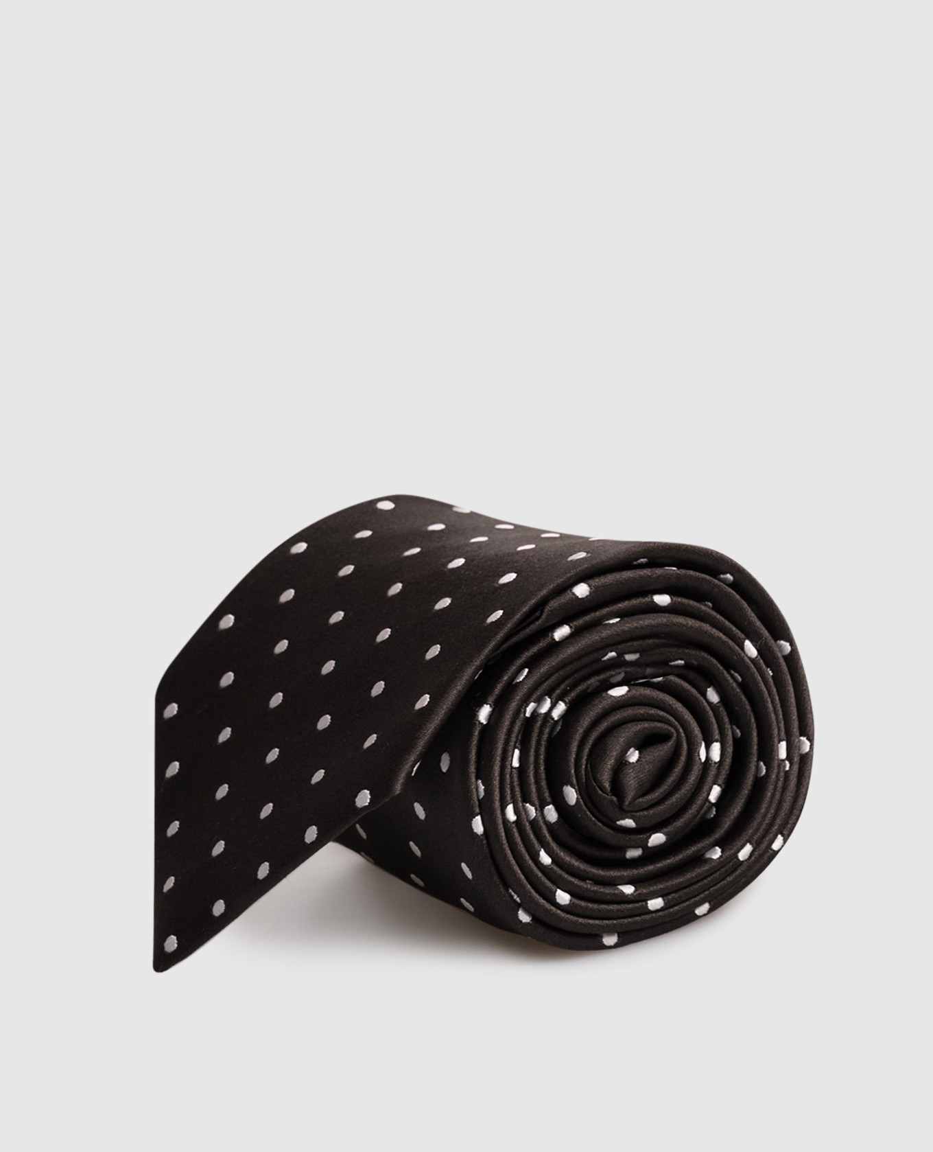 Brown patterned silk tie Tom Ford