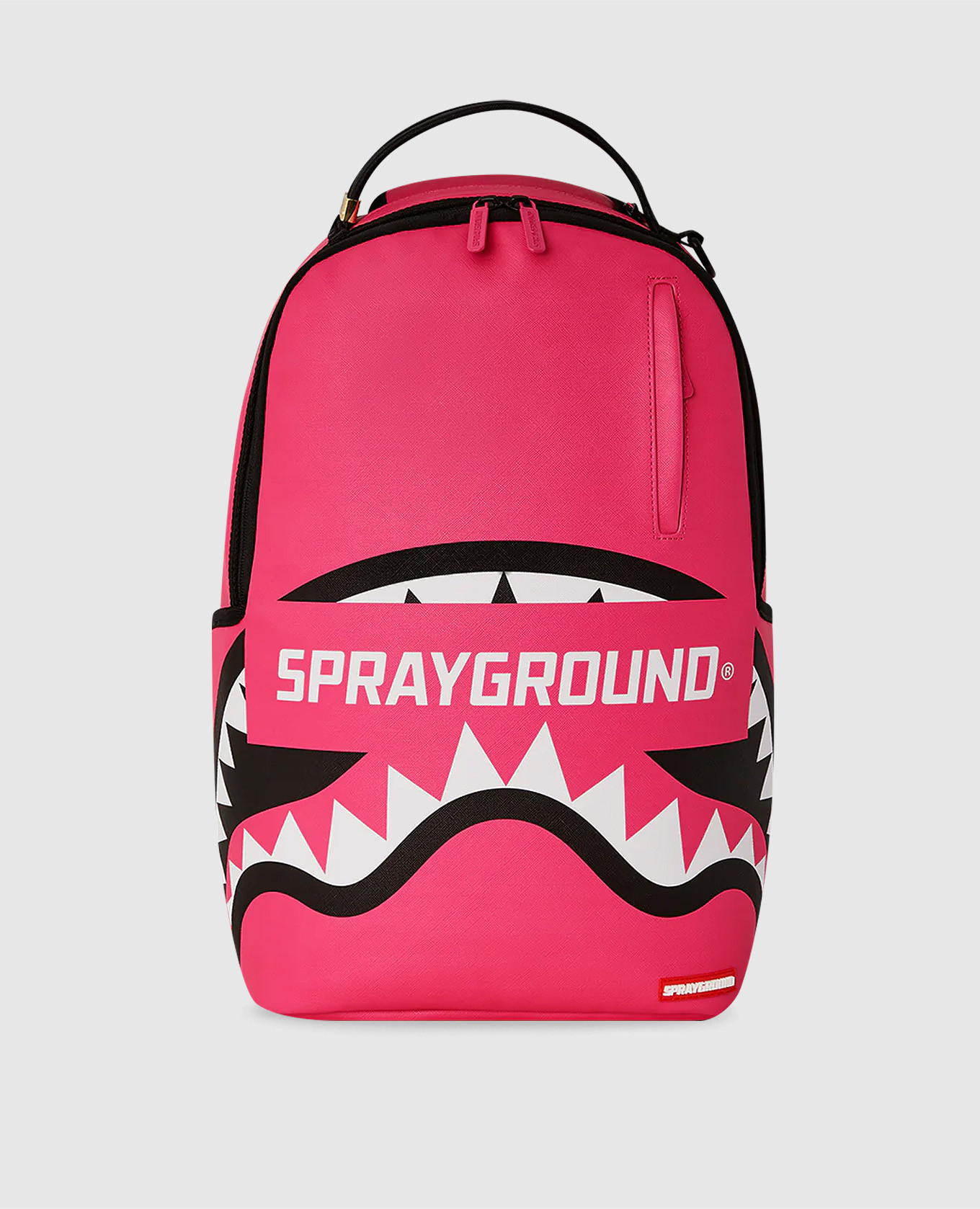 Children's pink backpack shark central sprayground