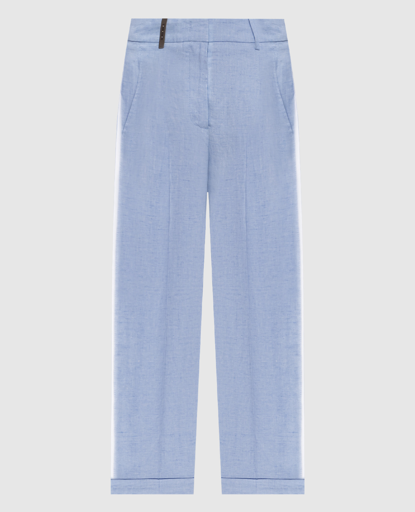 

Blue linen pants Peserico, Light blue