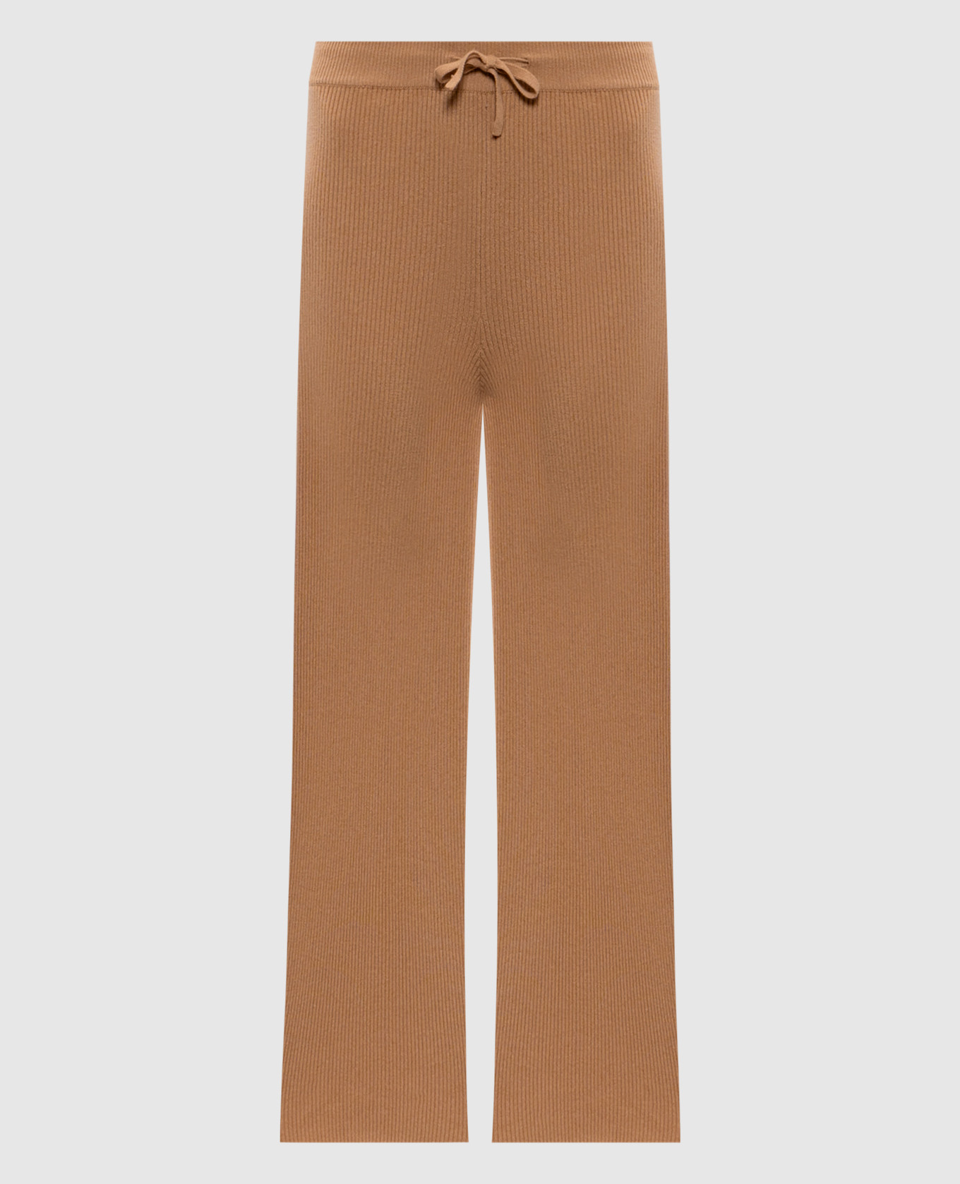 Brown cashmere heather pants