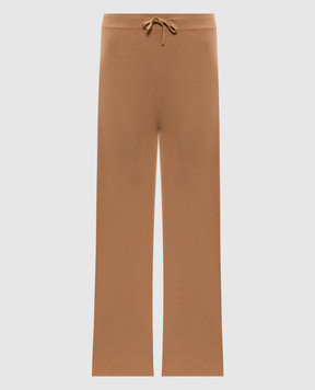 LISA YANG Brown cashmere heather pants 202150