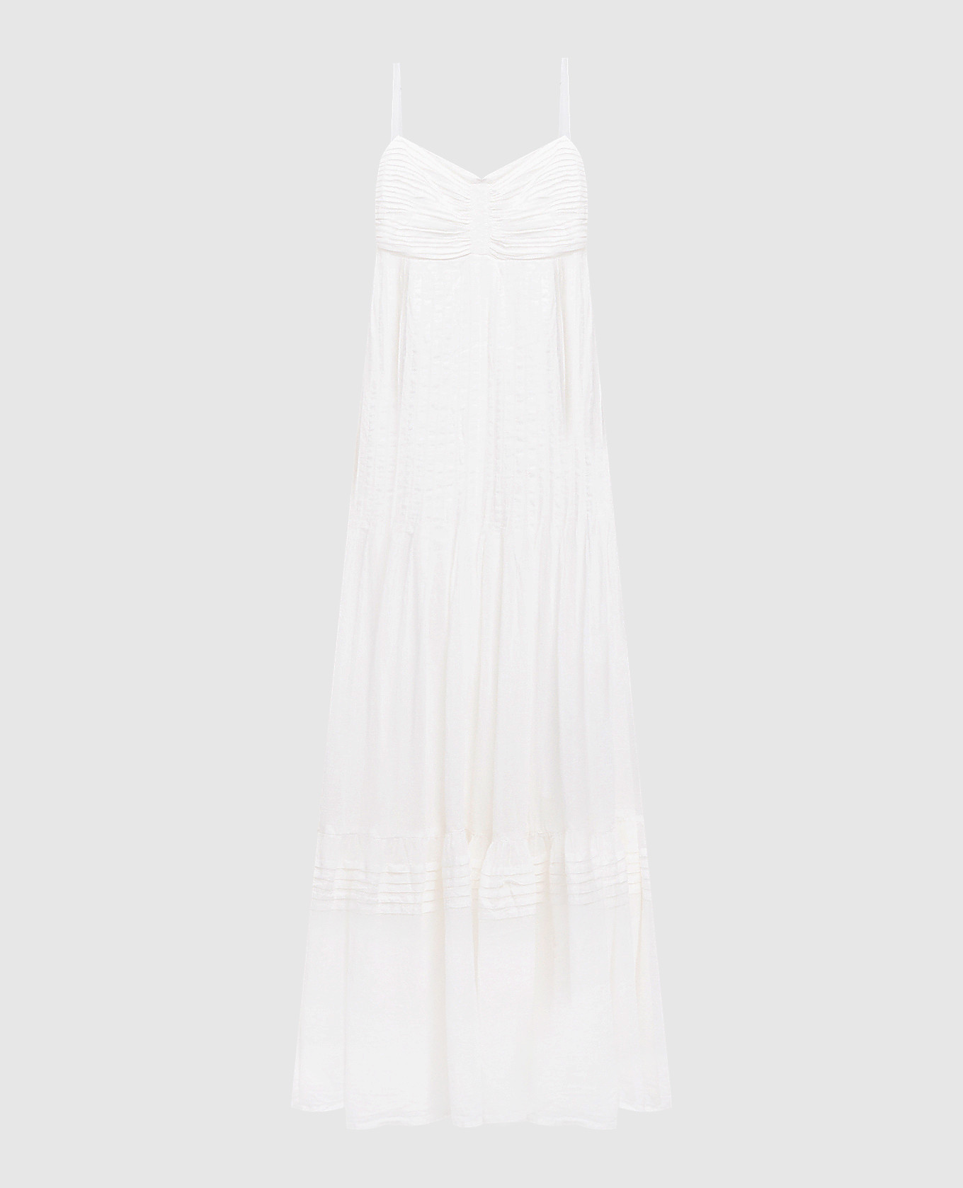 

White maxi dress with logo Twinset