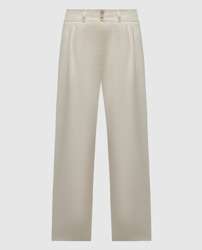 Woolrich Beige pants with a logo CFWWTR0174FRUT3027