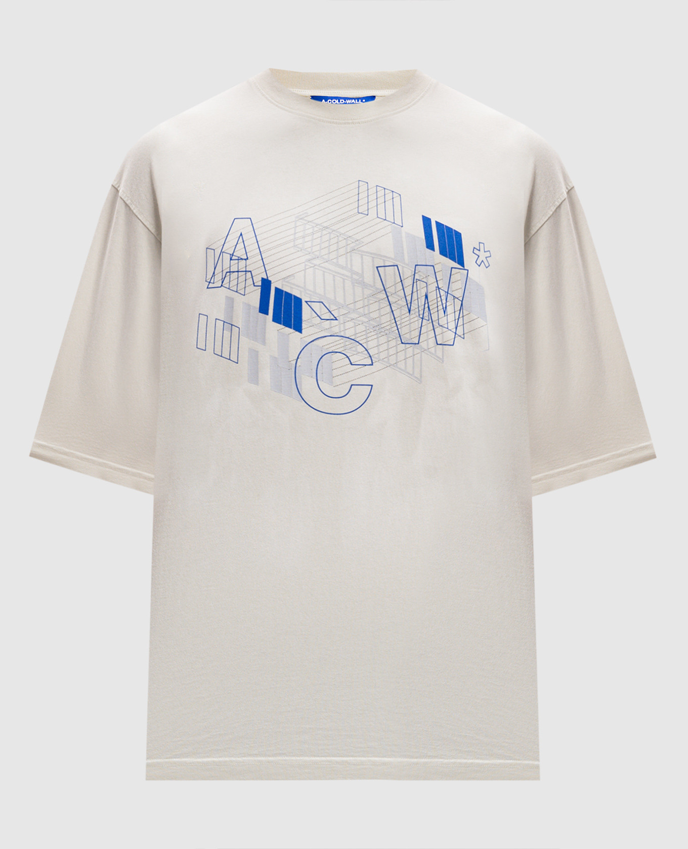 

Beige Tricou t-shirt with graphic logo print A Cold Wall