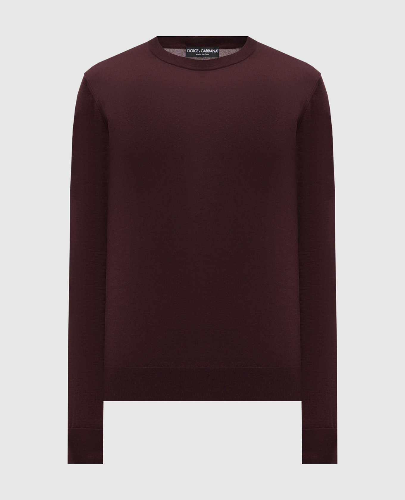 Burgundy cashmere jumper Dolce&Gabbana