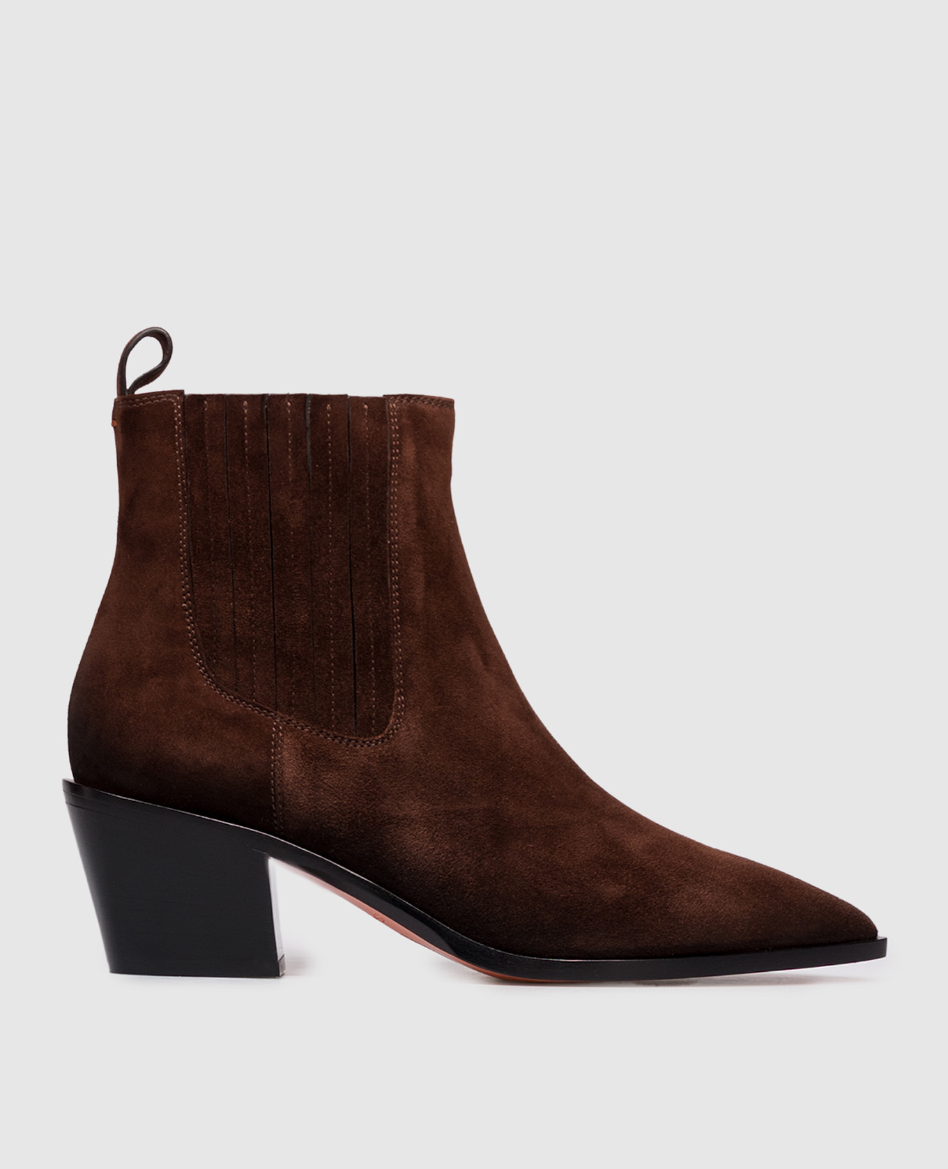 Brown suede Cossacks Santoni
