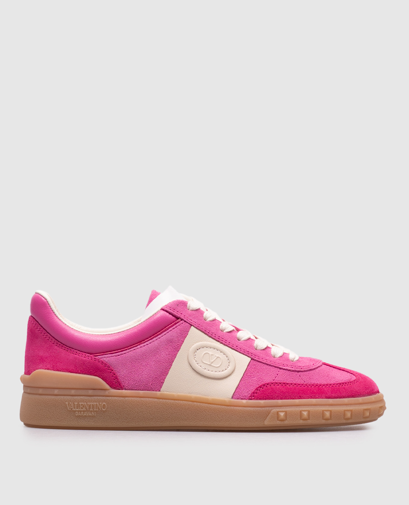 

Pink suede sneakers UPVILLAGE CROSTA Valentino