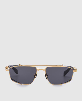 Balmain BRIGADE-V gold sunglasses BPS142D56w